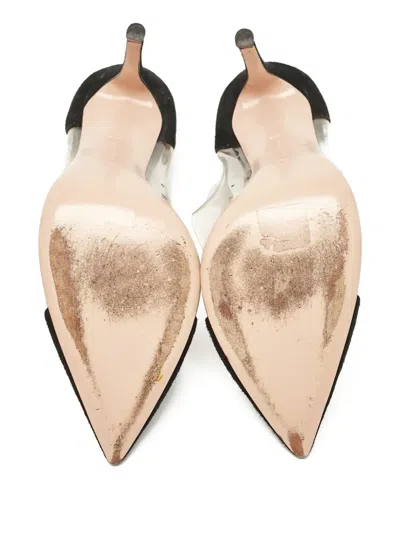 Pre-owned Gianvito Rossi  100mm Transparent-panel Pumps