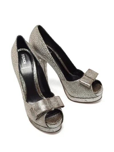 Pre-owned Fendi Vara-bow Pumps