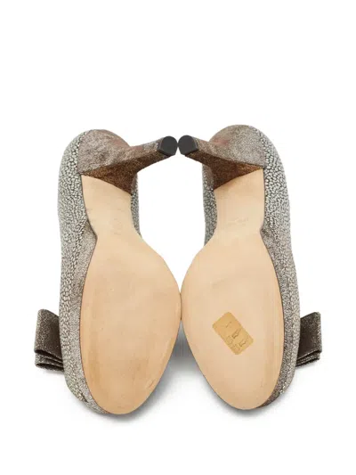 Pre-owned Fendi Vara-bow Pumps