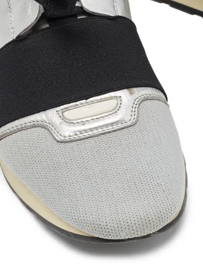 Pre-owned Balenciaga Race Runner Sneakers In Gray