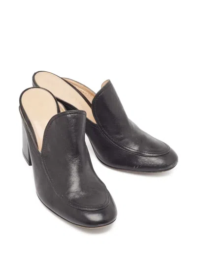 Pre-owned Gianvito Rossi  Block-heel Mules In Black