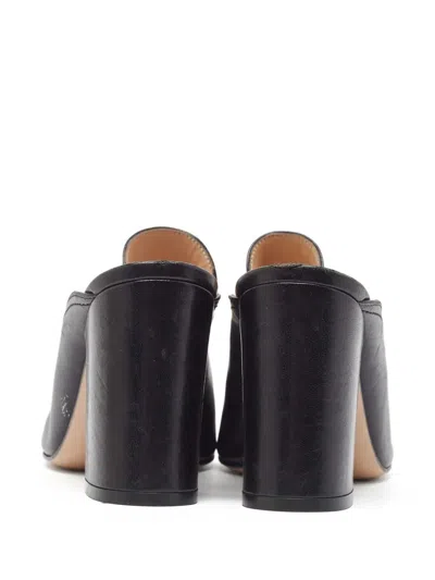 Pre-owned Gianvito Rossi  Block-heel Mules In Black