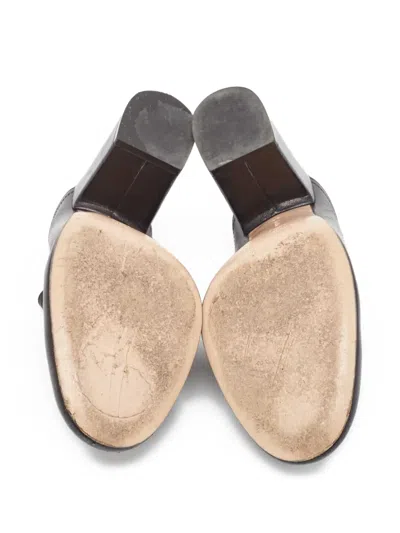 Pre-owned Gianvito Rossi  Block-heel Mules In Black