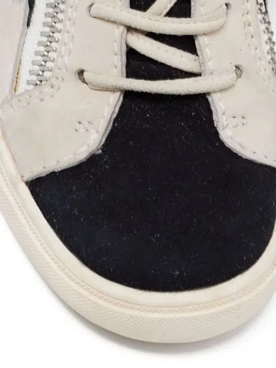 Pre-owned Giuseppe Zanotti Vintage 80mm Crystal-detailing Wedge Sneakers In Black