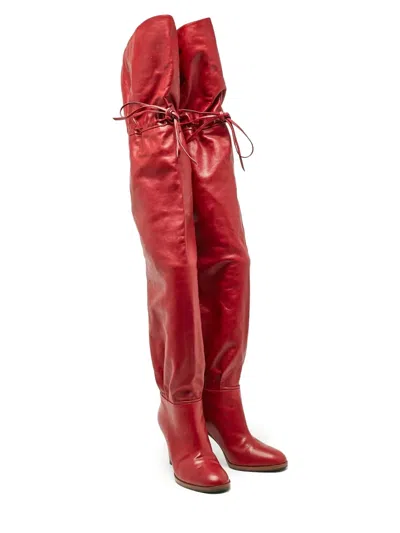 Pre-owned Gucci 120mm Trish Boots