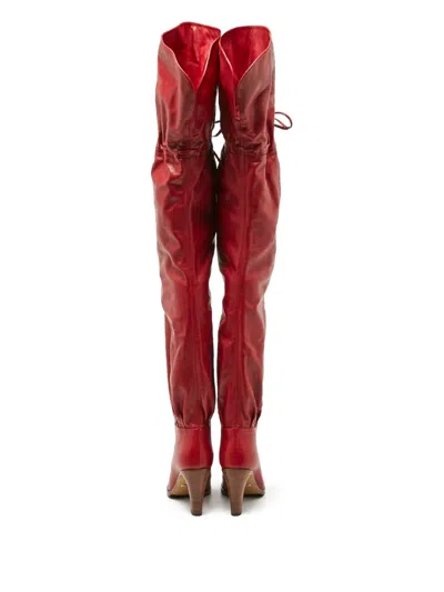 Pre-owned Gucci 120mm Trish Boots