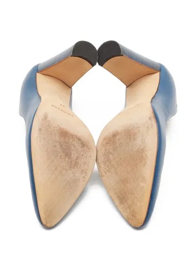 Pre-owned Manolo Blahnik  100mm Cut-out Pumps