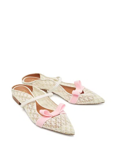 Pre-owned Malone Souliers Lace-detailing Ballet Flats