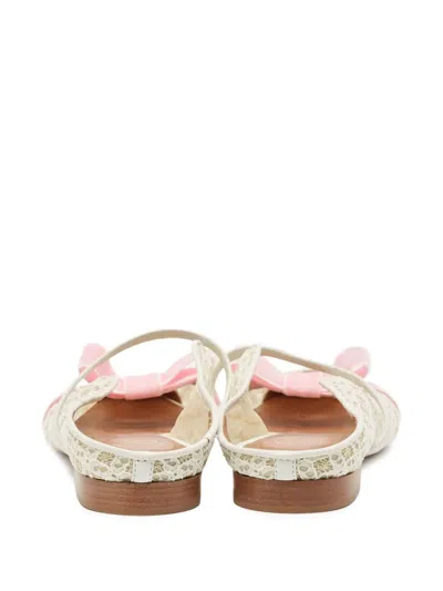 Pre-owned Malone Souliers Lace-detailing Ballet Flats