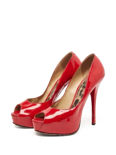 Pre-owned Dolce & Gabbana 140mm Leather Heeled Pumps