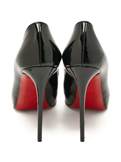 Pre-owned Christian Louboutin 110mm Very Prive Pumps In Black