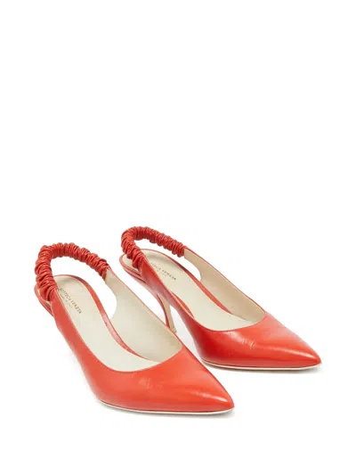 Pre-owned Bottega Veneta 90mm Leather Slingback Pumps
