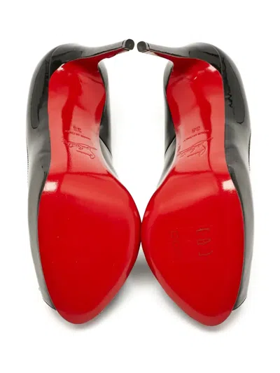 Pre-owned Christian Louboutin 110mm Very Prive Pumps In Black