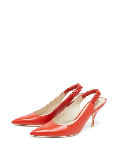 Pre-owned Bottega Veneta 90mm Leather Slingback Pumps