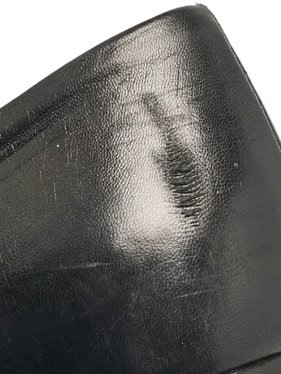 Pre-owned Gucci Studded Ballet Flats In Black