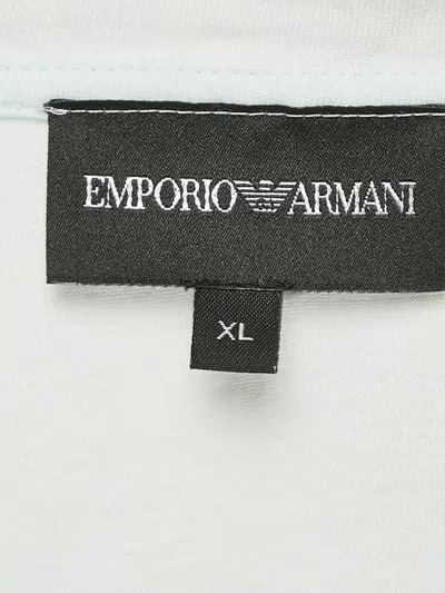 Pre-owned Emporio Armani Abstract-print T-shirt In Blue