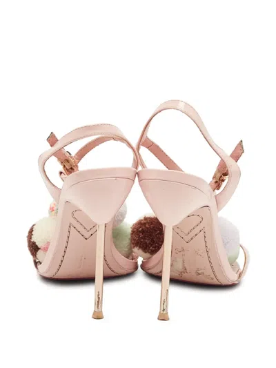 Pre-owned Sophia Webster 105mm Layla Patent Strappy Sandals In Pink