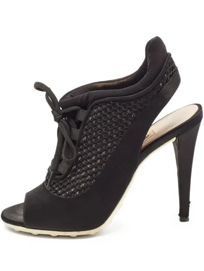 Pre-owned Miu Miu 105mm Open-toe Mesh Sandals