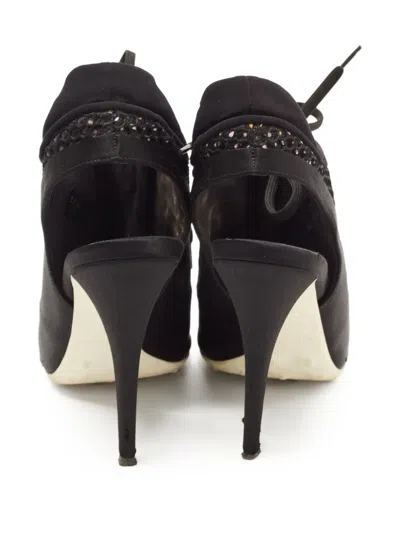 Pre-owned Miu Miu 105mm Open-toe Mesh Sandals
