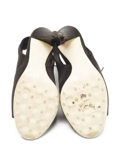Pre-owned Miu Miu 105mm Open-toe Mesh Sandals