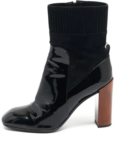 Pre-owned Louis Vuitton 105mm Patent-leather Boots