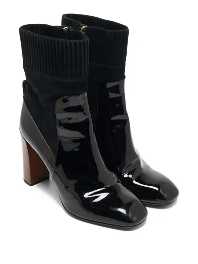 Pre-owned Louis Vuitton 105mm Patent-leather Boots