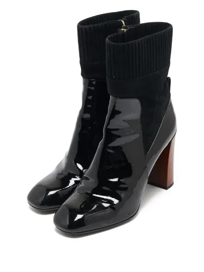 Pre-owned Louis Vuitton 105mm Patent-leather Boots