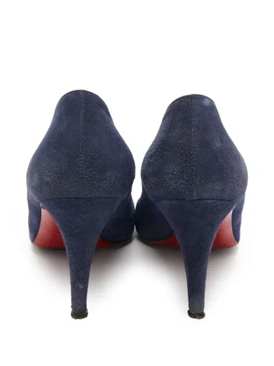Pre-owned Christian Louboutin 85mm Suede Pumps