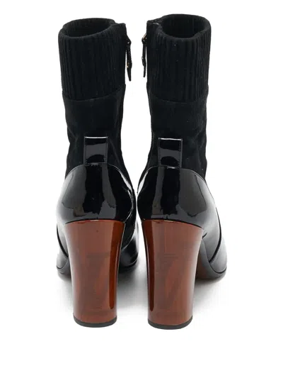 Pre-owned Louis Vuitton 105mm Patent-leather Boots