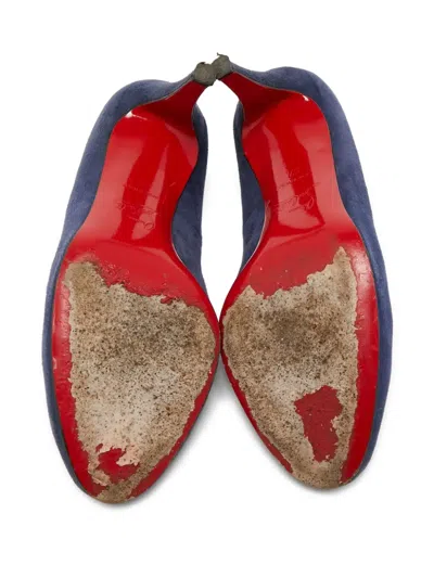 Pre-owned Christian Louboutin 85mm Suede Pumps
