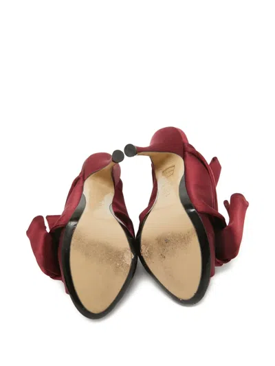 Pre-owned N°21  130mm Satin Sandals In Red