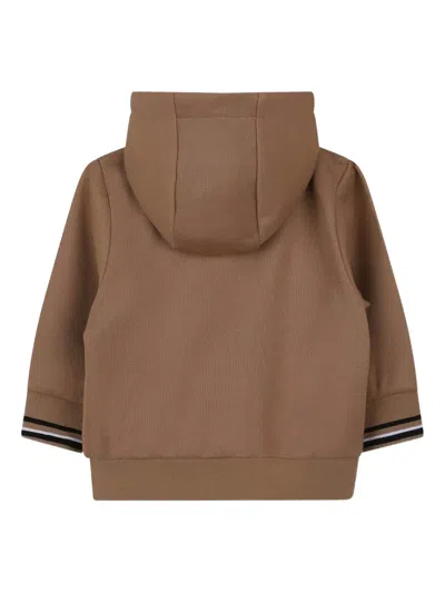 Bosswear Hooded Zip-up Tracksuit In Brown
