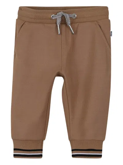 Bosswear Hooded Zip-up Tracksuit In Brown