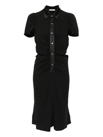 Pre-owned Prada Shirt Dress In Black