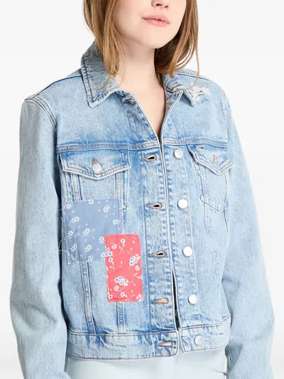 Tommy Jeans Classic Trucker Jacket In Blue