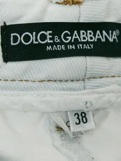 Pre-owned Dolce & Gabbana Ripped-detail Jeans