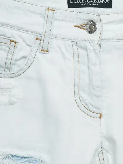Pre-owned Dolce & Gabbana Ripped-detail Jeans
