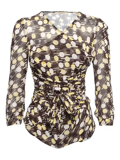Pre-owned See By Chloé Vintage Polka Dot-print Blouse