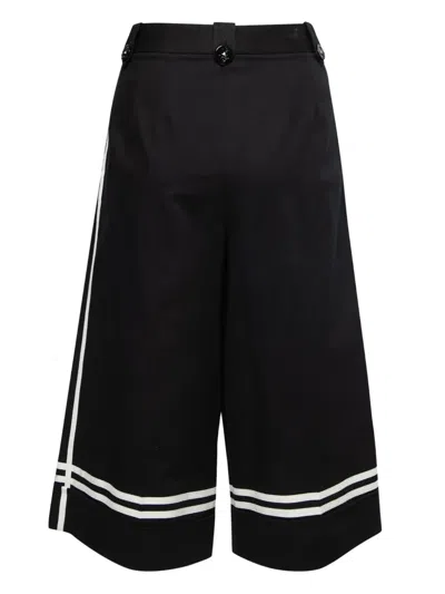 Pre-owned Dolce & Gabbana Embroidered Wide-leg Trousers