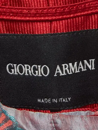 Pre-owned Giorgio Armani Jacquard Top