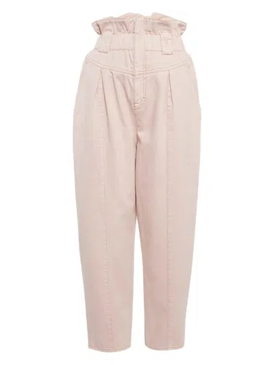 Pre-owned Fendi Paperbag Waist Jeans In Pink