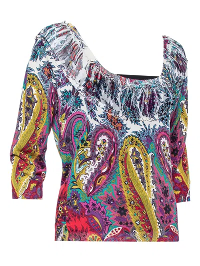 Pre-owned Etro Silk Top