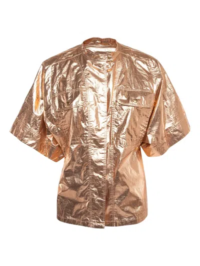 Pre-owned Isabel Marant Vintage Metallic-effect Shirt