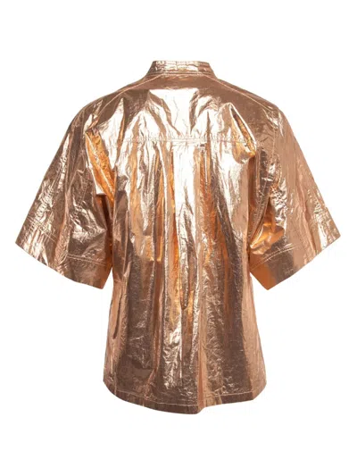 Pre-owned Isabel Marant Vintage Metallic-effect Shirt