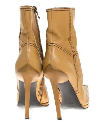 Pre-owned Casadei Vintage 105mm Leather Ankle Boots