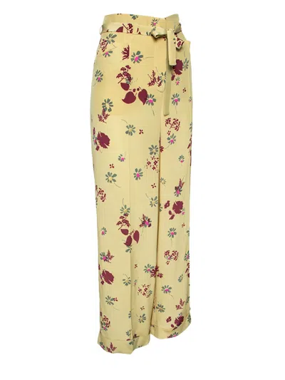 Pre-owned Valentino Floral-print Trousers