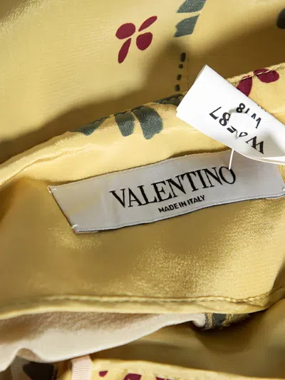 Pre-owned Valentino Floral-print Trousers
