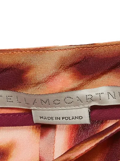 Pre-owned Stella Mccartney Leopard-print Skirt In Pink