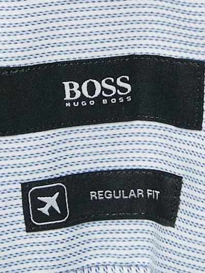 Pre-owned Hugo Boss  Button-up Shirt In Blue
