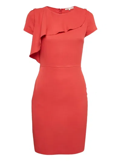 Pre-owned Maje Ruffled Short-sleeve Dress